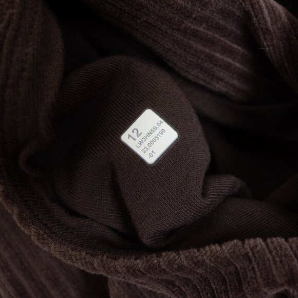 Lululemon Scuba Track Jacket Velvet Cord Espresso Brown W3HN5S Size 12 - Picture 14 of 16